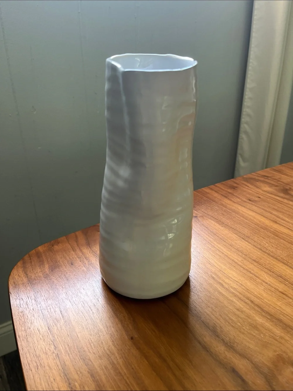 Unique White Ceramic Vase